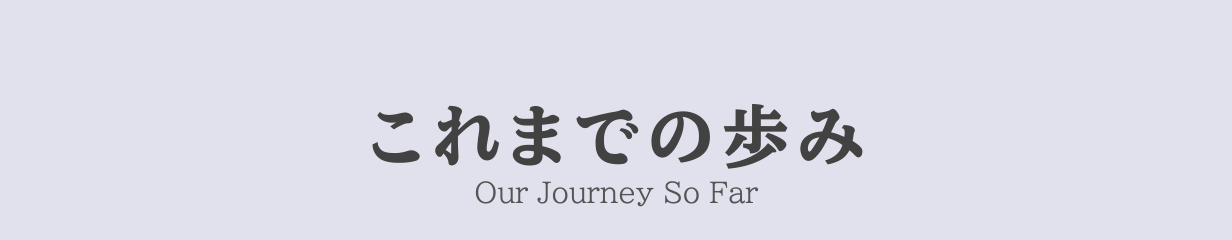 これまでの歩み
